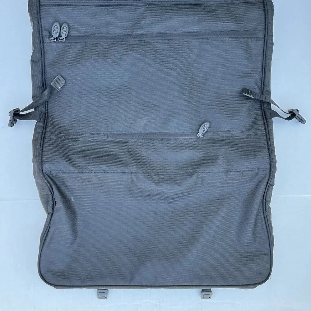 Tumi Tri-Fold Carry On Travel Garment Bag Ballistic Nylon Crossbody Black 22”